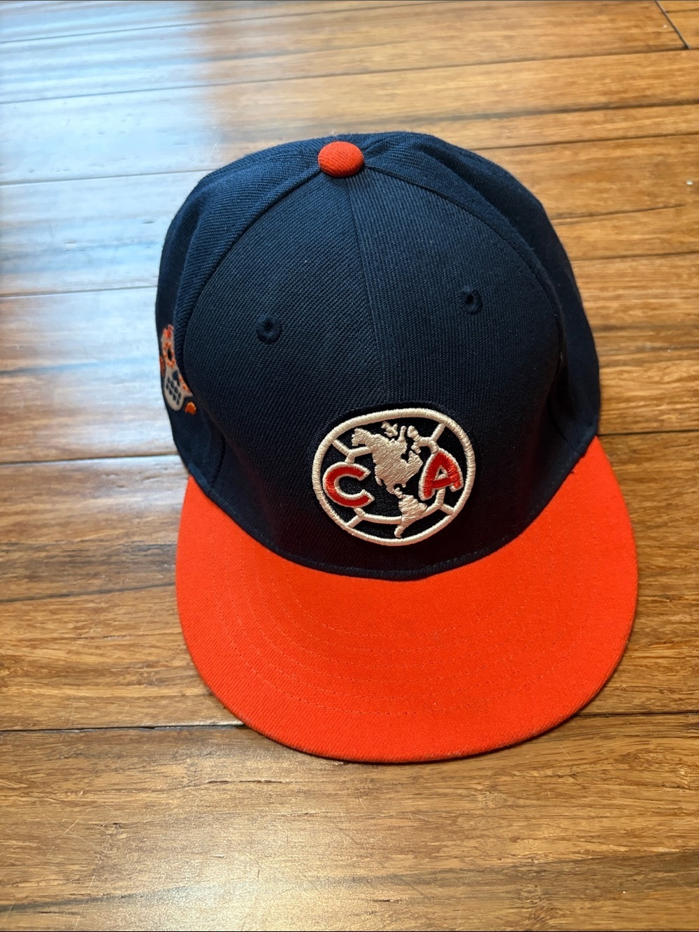 Club America Días De Muertos SnapBack Hat Cap Blue Sugar Skull Liga MX Futbol